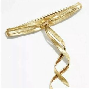 Anthropologie Ada gold belt one size NWT